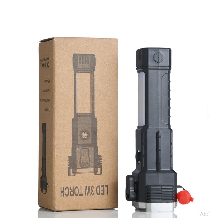 Miniatura 2 de LINTERNA CON MARTILLO DE SEGURIDAD S03